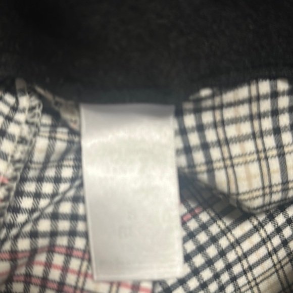 Stylish Plaid Pants Elastic Wide Waist Band Size Small Classy - Picture 8 of 9